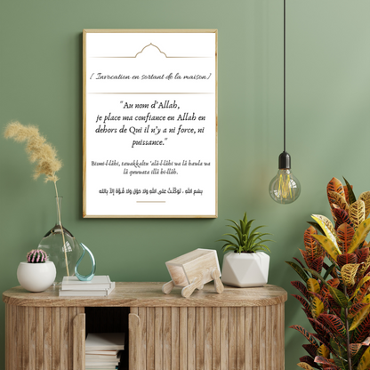 Affiche - Invocation en sortant de la maison